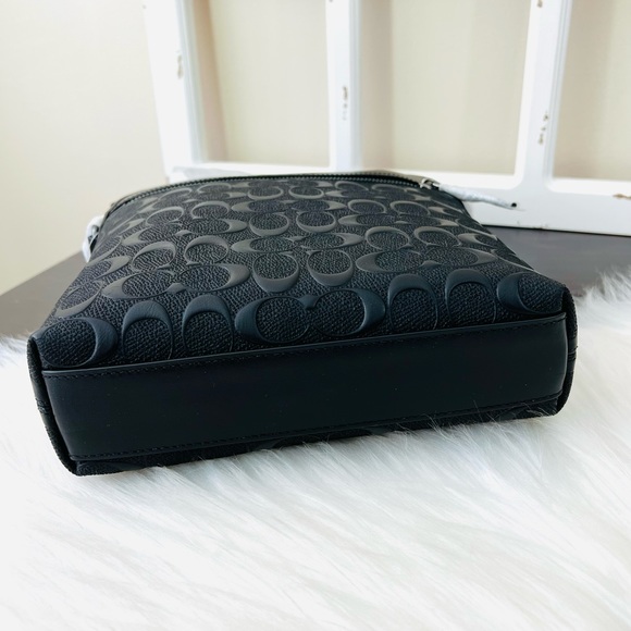 COACH Men’s Houston Flight Bag Signature Leather - Picture 6 of 11